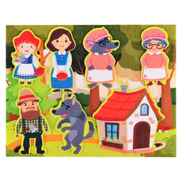 Набор из фетра на липучках "Красная Шапочка" (европодвес)