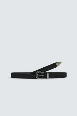 LIMITED EDITION BRAIDED LEATHER BELT - Zara фото 3