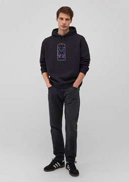 Mavi Logo Bask?l? Siyah Sweatshirt  фото 2