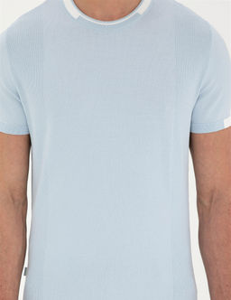 Mavi Slim Fit Bisiklet Yaka Triko Ti__rt - Pierre cardin фото 6