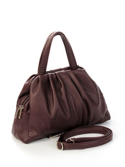 LACCOMA сумка София-Y2005-бордовый эко кожа хлопок  фото 4