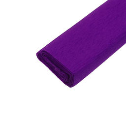 Цена за 10 шт. Бумага крепированная 50×200 см, в рулоне, 30 г/м², фиолетовая