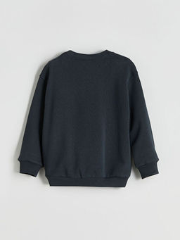 Bisiklet Yaka Erkek ?ocuk Sweatshirt