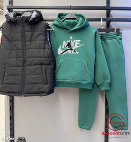 Костюм тройка, трехнитка, жилетка на флисе - Bruno фото 10