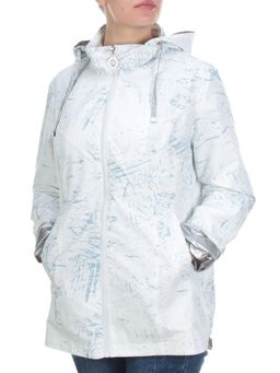 F2066 WHITE Ветровка женская MARTA (65%хлопок 35% полиэстер) - Фабричный китай фото 3