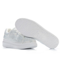 05-6739-1 WHITE Кроссовки женские (искусственные материалы) - No name фото 15