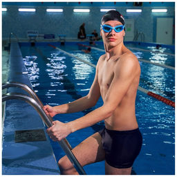 Очки для плавания ONLITOP, беруши, цвета МИКС