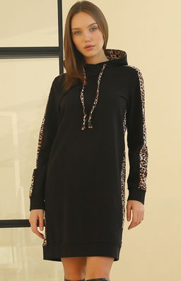 Платье из хлопкового футера - Solo mio фото 6