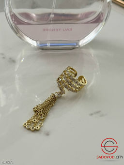 Кольцо с подвесными цепочками - Bruno фото 2