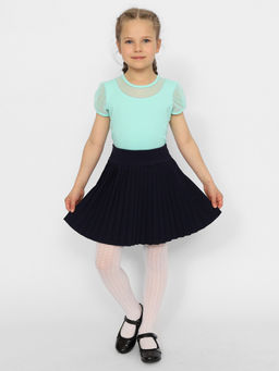 CRB wear/CWJG 63198-38 Джемпер для девочки,ментоловый/Ex.Cherubino  фото 3