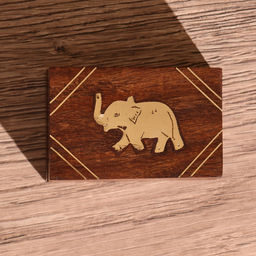 Шкатулка «Слоник», 7.5×5×3.3 см, дерево шишам