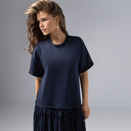 Платье комбинированное с кружевом, Откровенный шик (магия) - Charutti фото 3