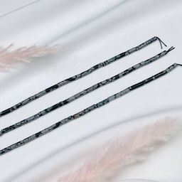 Бусины для украшений из снежного Обсидиана