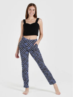 Брюки Венеция индиго (кулирка)