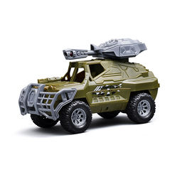 Машина "Автовоз военной техники" 1:16 (свет, звук) в коробке