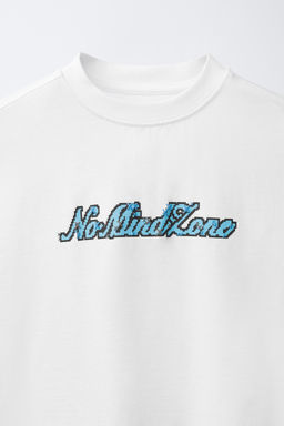 CAMISETA ESTAMPADO SKATE PIXEL / Blanco - Zara фото 3