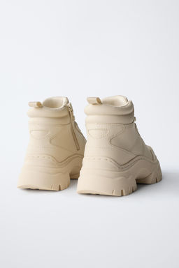 CHUNKY HIGH-TOP SNEAKERS - Zara фото 6