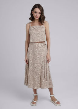 CLE Майка жен. укор. 246569/144ззн т.бежевый/св.бежевый - Clever wear фото 2