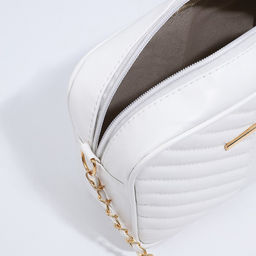 Сумка кросс-боди на молнии, цвет белый - Simaland фото 7