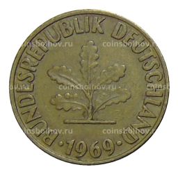 10 пфеннигов 1969 года G Германия