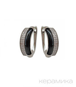 Серьги с керамикой