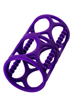 Насадка на пенис A-Toys by TOYFA Myri, силикон, фиолетовый, 7,5 см