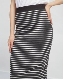 Юбка-миди в полоску - Incity фото 8
