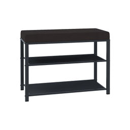 Банкетка "Торонто 23S" металл. 67х30х49см (графит/серый)