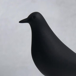 Фигурка полистоун «Птица: длинные лапки», чёрная, 23×17 см