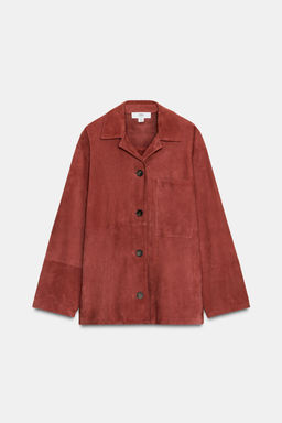 CAMISA BOLSILLO PIEL ANTE LIMITED EDITION / Rosa empolvado - Zara фото 6