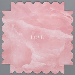Цена за 5 шт. Коробка кондитерская, сундук, упаковка, Love, 16 х 16 х 18 см
