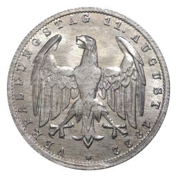 3 марки 1922 года Е Германия 3-я годовщина Веймарской конституции