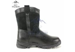 Мини-монголки мужские черные, литая подошва натуральная кожа - Мирунт фото 18