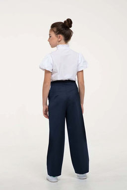 Синие брюки для девочки Mooriposh, модель 0425