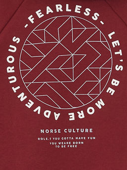 Kap??onlu Bask?l? Uzun Kollu Erkek ?ocuk Sweatshirt - Waikiki фото 2