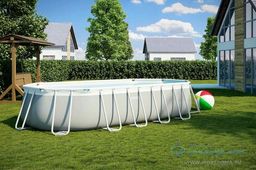 -18% Бассейн на опорах 610х305х122см (фильтр-насос 5,6 м3/ч, лестница, подстилка, тент), INTEX  фото 4