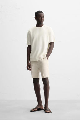 WAVE JACQUARD KNITTED T-SHIRT - Zara фото 4