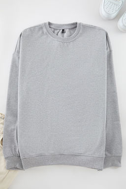 TRENDYOL MAN Siyah Regular/Normal Kesim Bisiklet Yaka Bask?l? Ici Polarl? Sweatshirt TMNAW23SW00278 - Trendyolmilla фото 3