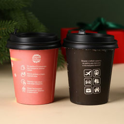 Подарочный набор С новым годом: кофе молотый 8 г., чай чёрный травяной 3 г. - Фабрика счастья фото 4