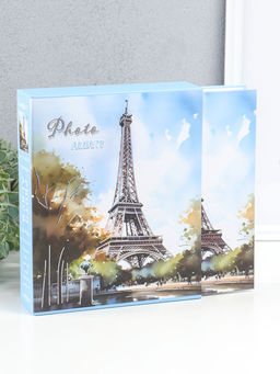 Фотоальбом на 80 фото 10×15 см «Парк у Эйфелевой башни», в коробке, 5×19×22.8 см