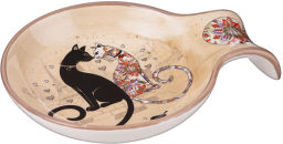 Подставка под ложку Парижские коты 15*11,5*2,5 см. 358-1908 - Арти-м фото 3