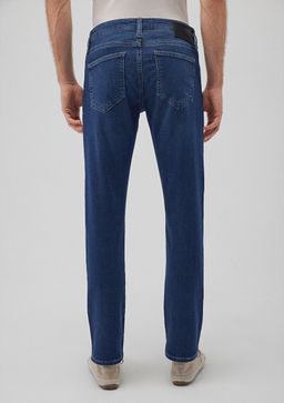 Jake Sporty Koyu Indigo Mavisi Jean Pantolon  фото 4