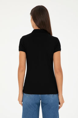 Kad_n Siyah Basic Polo Yaka Ti__rt - U.s. polo assn фото 5