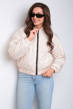 Бомбер Modema 1051-3 ваниль  фото 4