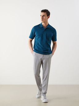 Polo Yaka K?sa Kollu Pike Erkek Ti??rt