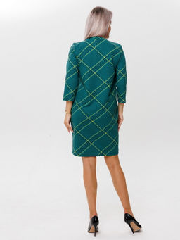 Платье женское П-139 (футер с лайкрой) Бордовая