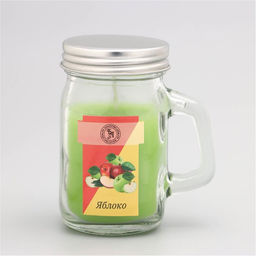 Свеча ароматическая в банке «Яблоко», 7.2×8.5 см, 190 г