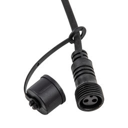 UDL-K230 6/E27/5M IP54 BLACK BELT-LIGHT GREENHOUSE Гирлянда для освещения теплиц, 5м + 3м сетевой шнур. 6 подвесов 1м с патроном E27, шаг 100см. Чёрная. TM Uniel