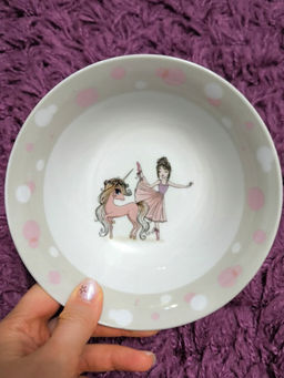 Салатник керамика, Балерина, 350 мл, 15 см, детский, Daniks (457972)  фото 8