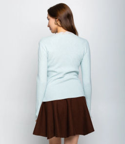 Джемпер #КТ9045, ментоловый - Dommod фото 3